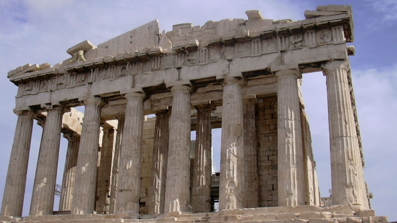 The Parthenon on the Athenian Acropolis