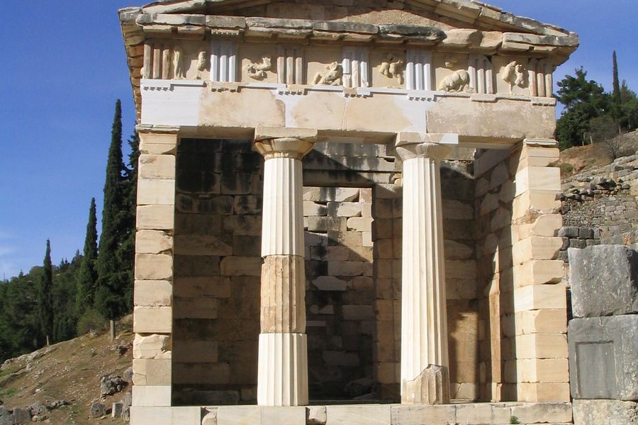 The Treasury of the Athenians, Delphi