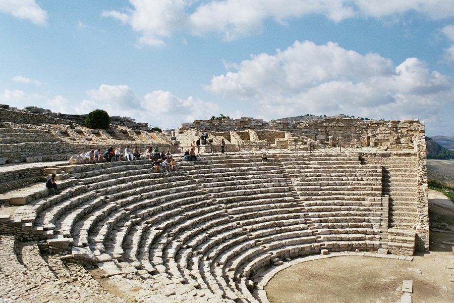 The theatre at Segesta, Sicily